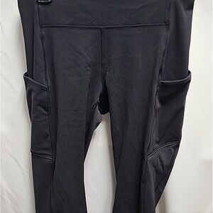 Lululemon Speed Up 7/8 Tight Heather Black No Size Tag (Size 6/Small)